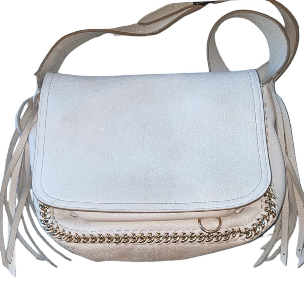 Coach White Leather Dakotah 21 Crossbody